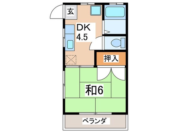 佐藤ハイツの物件間取画像